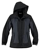 Ladies' Performance 3-in-1 Seam Sealed Mid-length Jacket, Color: Fossil Grey w/Black, Size: X-Large