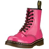 Dr. Martens Women's 1460 Originals 8 Eye Lace Up Boot,Hot Pink Patent Lamper,5 UK (7 M US Womens)