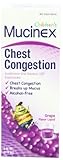 UPC 363824273648 product image for Mucinex Children's Chest Congestion Expectorant Liquid, Grape, 4 Ounce | upcitemdb.com