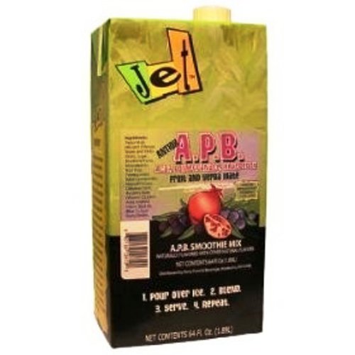 Jet Smoothie Mix, APB (Acai, Pomegranate, Blueberry), 64-Ounce Boxes (Pack of 6)