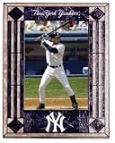 New York YANKEES Stained Art Glass 4x6 Photo Picture FRAME New Gift