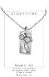 Clayvision Basketball Hoops Girl Rectangle Pendant Necklace