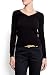 Mango Women's V-neck Jumper, M, Black