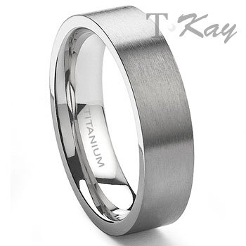 Buy Titanium 6mm Wedding Band Ring