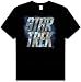 Star Trek 2009 Movie CHARACTER LOGO Adult Black T-shirt Tee, Large