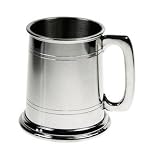 from County Engraving Personalised Half Pint Pewter Tankard Double Line