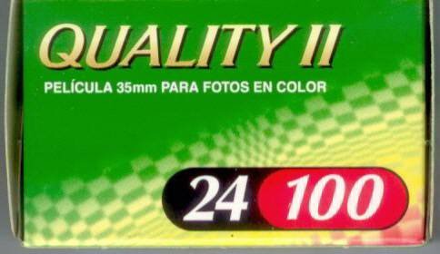 Fujifilm Quality II Fujicolor 100 Color Negative Film 35mm, 24 exposures, CN-16, C41, ISO 100