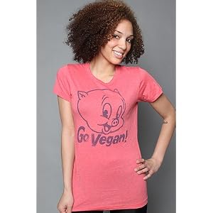 Junkfood Clothing The Go Vegan Tee,Tops (S/S) for Women