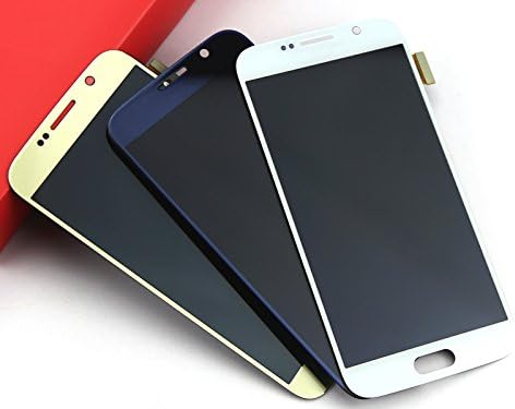 Times Global Samsung Galaxy S6 Blue LCD Display Screen Touch Digitizer Replacement with Samsung Logo G920 G920A G920i G9200 (Gold, Blue, White) (ship from CA, USA)