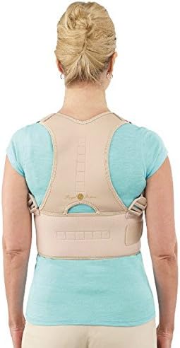 Royal Posture Amazing Back Support Belt Posture Corrector Align Your Spine Back Brace Support Corrects Slouching And Eases Pain Garment Size S/M by EASYSHOP