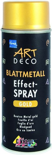 Home Design 994400 - Art Deco Blattmetall Effect-Spray Gold 400 ml