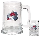 NHL Colorado Avalanche Boilermaker Set - Primary Logo