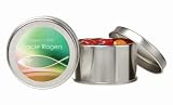Baby Keepsake: Christian Fish Symbol Personalized Jelly Bean Tin - Unassembled (Set of 24)