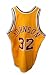 Magic Johnson Autographed/Hand Signed Los Angeles Lakers Gold Throwback Basketball Jersey