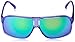 Dot Dash Cannonball Oval Sunglasses,Purple Translucent,62 mm