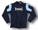 Tennessee Titans ''Ground Control'' NFL Long Sleeve Coaches Mock Shirt, Navy