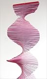 Review   / Pink & Blue Spiral Bamboo Mobile, Large