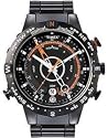 Timex Mens Expedition E Tide Temp Compass watch black stainless steel bracelet - T49707ES