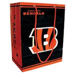 Cincinnati Bengals NFL Medium Gift Bag (9.75 Tall)"