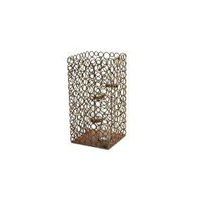 Keep It Simple With Katie Brown Rustic Ring Candle Holder For 4 Tealights by 