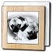 Dogs Pug - Hug a Pug Puppies - Tile Napkin Holders