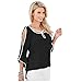 Sunward(TM) Sexy Women Irregular Off Shoulder Long Sleeve Tops Blouse (XLarge, Black)