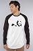 Enjoi The Panda Baseball Tee,T-shirts for Men, Large,Black & White