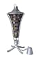 12 Inch Con Mosaic Multi Pewter Table Torch