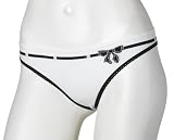 Lily of France Women's One Sexy Bow Thong Panty  #3063