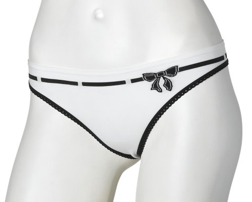 41pWMY9CGPL Lily of France Womens One Sexy Bow Thong Panty #3063