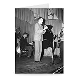 Fleet Street Jazz Club - Greeting Card (Pack of 2) - 7x5 inch - Art247 - Standard Size - Pack Of 2