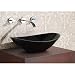 Avanity SVE470BK Stone Vessel Oval, Black Granite