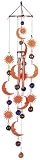 Wind Chime Copper & Gem Celestial Garden Decoration Hanging Decor