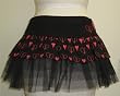 Living Dead Souls Womens BLEEDING HEART TUTU SKIRT- Assorted Colors