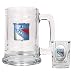 New York Rangers NHL Boilermaker Set - Primary Logo by Great American Products
