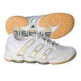 Womens Adidas Stabil 7 Indoor - White/Gold