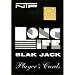 NTP Poker Black Jack Jumbo Index Plastic Playing Cards (Yellow)