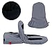 Mightyhand Extra Thick Stroller Hand Muff Winter Waterproof Anti-Freeze Gloves for Parents and Caregivers (Gray)