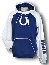 Indianapolis Colts Helmet Hoodie, Hooded Fleece Sweatshirt, Blue and White