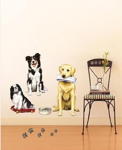 Dog Puppy Home Deco Mural Wall sticker ps-58069