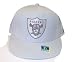 Oakland Raiders Silver Logo Gray 7 1/2 Hat / Cap