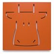 Spot On Square Charles The Cow Wall Art, Orange