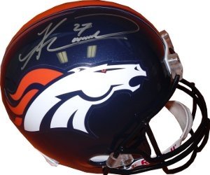 Knowshon Moreno Autographed/Hand Signed Denver Broncos Full Size Authentic Proline Helmet