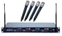 VocoPro  UHF-5800 Professional 4 Channel UHF Wireless Microphone System