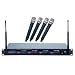 VocoPro  UHF-5800 Professional 4 Channel UHF Wireless Microphone System