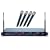VocoPro  UHF-5800 Professional 4 Channel UHF Wireless Microphone System