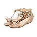 Carol Shoes Fashion Bows Womens Low Heel Open Toe Sandals