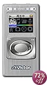 Victor �uAlneo�v 1GB �f�W�^���I�[�f�B�I�v���[���[ �mXA-C110-S�n (�V���o�[)