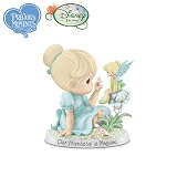 Precious Moments And Disney Our Friendship Is Magical Tinker Bell Figurine by The Hamilton Collection
