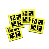 Produkt-Bild: Geocaching Mini Sticker - 4er Pack